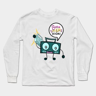 Boom Box Music Beat Long Sleeve T-Shirt